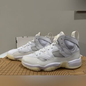 New in box, women’s Jordan Jumpman Two Trey sneakers, size 9.5, never worn.